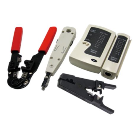 Logilink Kit di strumenti per rete nero WZ0012 (1/5)