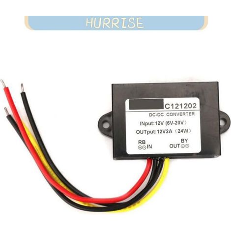 Convertisseur Abaisseur Et Élévateur - 6 V À 20 V Vers 12 V 2 A - Régulateur De Tension Électronique - Pour Voiture Caméra Pompe - 1 Pièce (1/5)