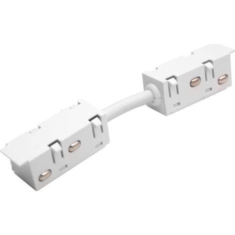 Conector De Esquina Para Carril Magnético V2 - 48V - 20mm - Blanco (1/5)