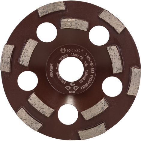Mola diamantata BOSCH EXPERT per abrasivo, resina, vernice, colla, amianto Ø125 MM - 2608602553 (1/3)