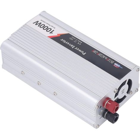 Onduleur de Voiture 1000W DC12V à AC220-230V Onde Sinusoïdale Pure avec Sortie USB 5V, Alliage d'Aluminium, pour Appareils Électroniques (1/5)