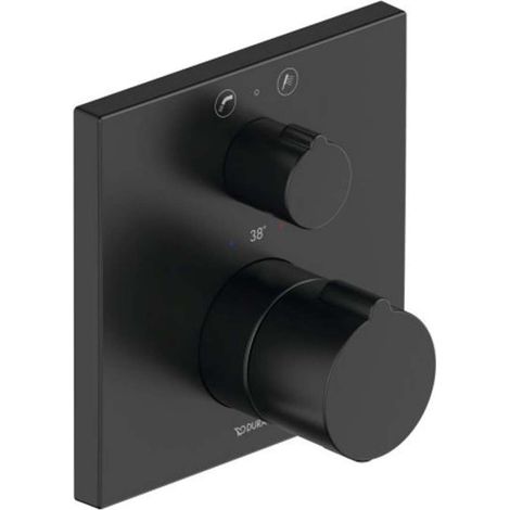 Termostato de baño oculto Duravit C.1, rosetón cuadrado, con (1/2)