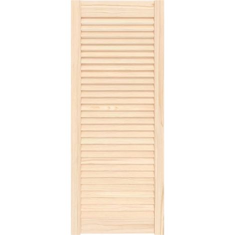Maison Exclusive - Schranktür Lamellen-Design 99,3x39,4 cm Massiv