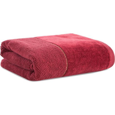 Asciugamano in tessuto morbido Aria bordeaux 30x50 cm (1/5)