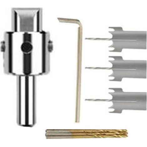 Nouvel ensemble de forets à bagues, ensemble de forets à bois, kit d'outils de menuiserie pour la fabrication de bagues et de bijoux en bois personnalisés (M)