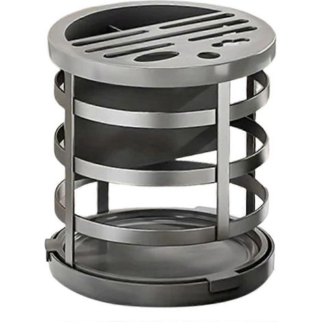360°Rotation acier inoxydable support couteaux pour couteaux stands pour cutlery inserted bloc rangement C (1/5)