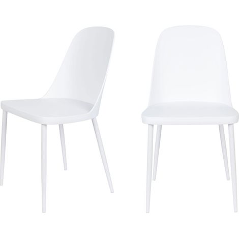 Chaise design, 2 chaises design PIP -  Boite à design Blanc en Polypropylène, BOITE A DESIGN (1/5)