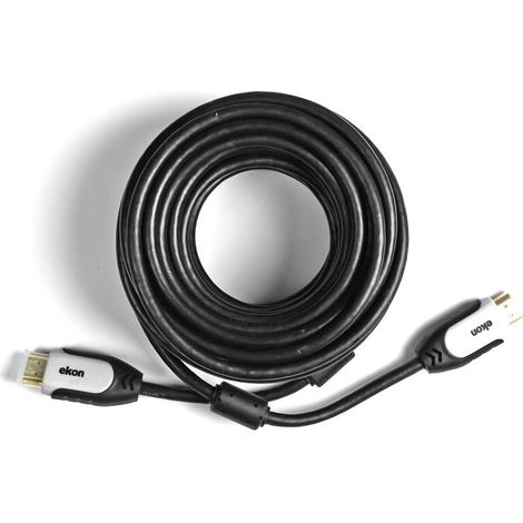 Ekon ECVHDMI100MMG cable HDMI 10 m HDMI tipo A (Estándar) Negro (1/2)