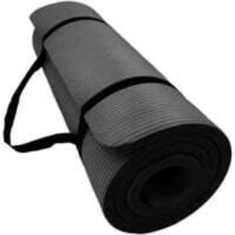 Tapis de gymnastique et de yoga Pilates antidérapant pour femme, épaisseur 1 cm, avec sangles, TPE, 183 x 60 x 1 cm