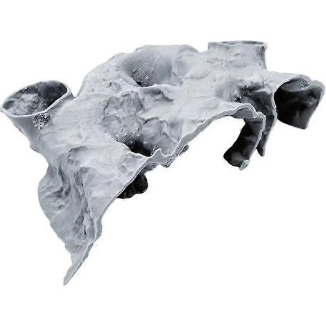 Grottes souterraines pour aquarium, compatibles avec des abris et des cachettes pour poissons, crevettes et reptiles, décor d'aquarium imprimé en 3D (FDQ) (1/5)