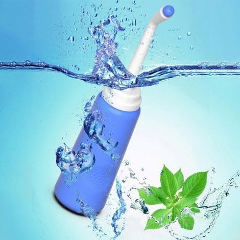 Bidet portable 500 ml, spray de toilette personnel de voyage à main (1/4)