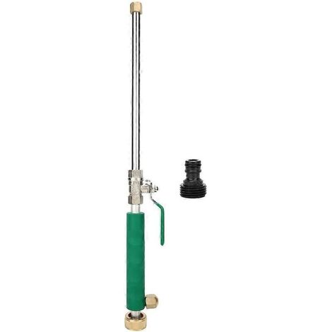 Adjustable Water Jet High Pressure Washer Spray Nozzle Car Washing Tube Hose Cleaning ToolGreen