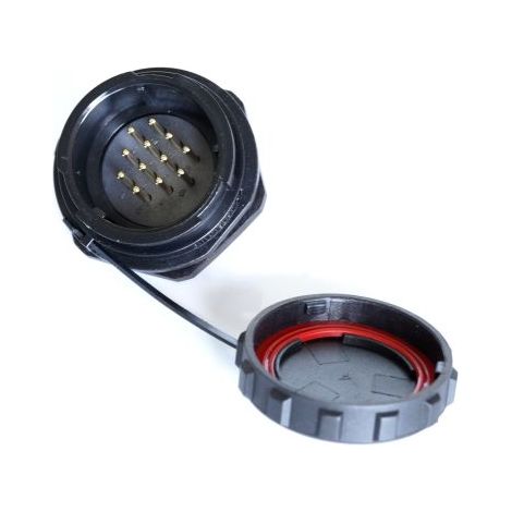Connecteur circulaire RS PRO, Standard 12 contacts, Montage panneau, raccordement A souder ( Prix pour 1 )