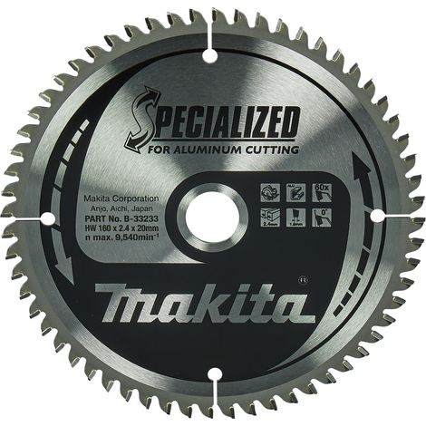 MAKITA B-33233 DISCO HM 160/20/60D ALUMINIO (1/4)