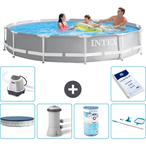 Intex Piscina Prism Frame Rotonda - 366x76 cm - 7-pezzi  S41920 (1/5)