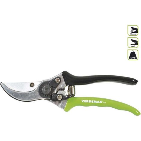 FORBICE PER POTARE STANDARD BY-PASS 20CM VERDEMAX CESOIA ROSE PIANTE (1/3)