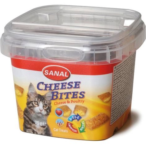 Bocconcini al formaggio per gatti 6 confezioni da 75 g cad. (1/2)