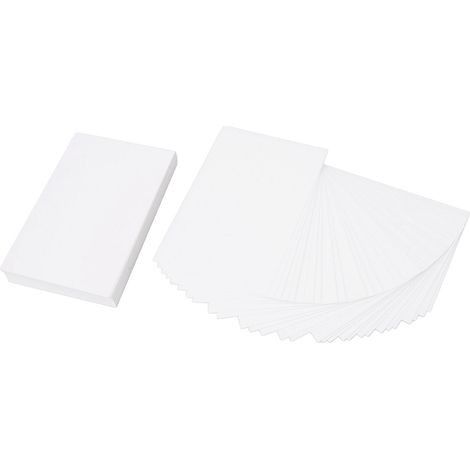 100 Cartes Vierges 4x6 Pouces Blanches, Papier Premium, Postales Vierges pour Art Couverture Magazine, Lot de 100 (1/5)