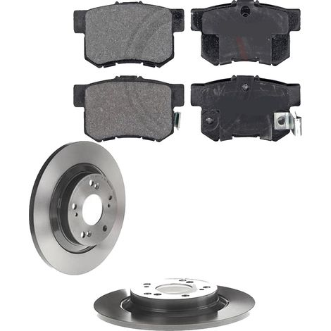 KIT FRENI POSTERIORI compatibile con HONDA S2000 (AP) - DISCHI + PASTIGLIE OEM: FDB956 / 17467 /SOSTITUZIONE DIRETTA/BASSA POLVERE/SILENZIOSO