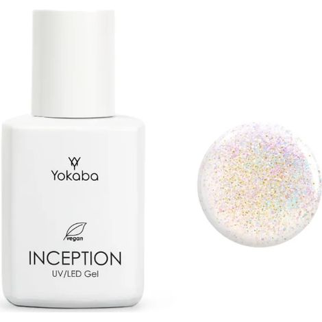 Gel autolivellante per unghie Yokaba Inception UV/LED - 15 Oro 30ml