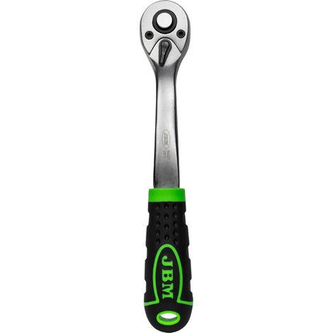 JBM54021 Carraca de 3/8" con cabezal de 72 dientes, 200 mm cincada (1/4)