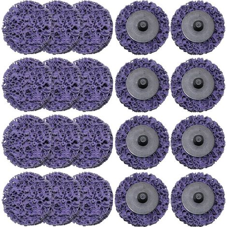 Disque de Décapage 50mm Peinture Rouille Meuleuse À Rectifier, 50 mm Violet Disques de Nettoyage Disque Disque à Décaper 20 Pièces