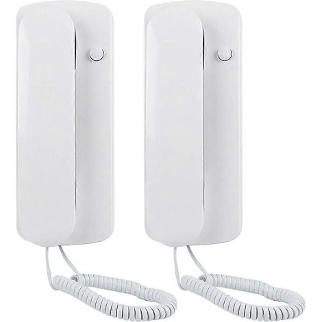 Interphone : Interphone filaire (AC/DC, sonnette audio pour villa, bureau à domicile) (1/5)