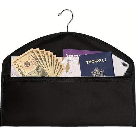 Sacs de rangement dissimulés dans une armoire - sacs de rangement sécurisés pour bijoux, argent liquide et documents (1/5)