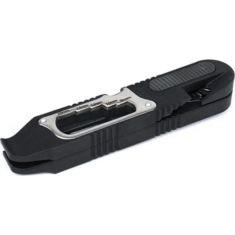 Kit d'outils pour vélo de route et VTT, comprenant une clé à cliquet et un démonte-pneu, ainsi qu'un kit de réparation de pneus. (1/4)