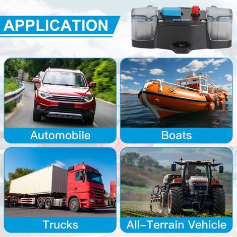 Disjoncteur - 1, Disjoncteur 300A 12v-48v Réinitialisation Manuelle Voiture Bateau - 300A - Auto/Rouge Étiquette (1/5)