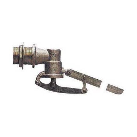 GALLEGGIANTE IN OTTONE SENZA SFERA A 5 COPPIGLIE ASTA PIATTA Misura: 2"