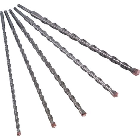 Alpen Hammerbohrerset Box 600, 10/12/14/16/20mm, SDS-plus, 2-Schneider (1/2)