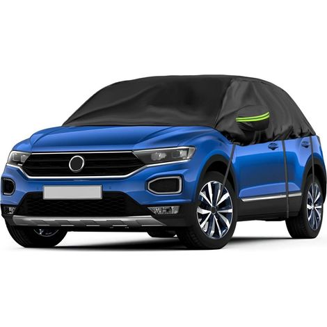 Halbgarage für VW T-Roc (2017-2023) Schwarz, Ganzjahresschutz, Reflektierend (1/5)
