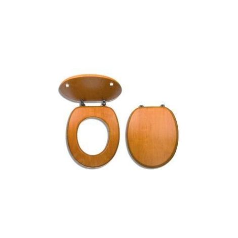 Novaservis Prestige - Siège en bois plaqué, noyer clair WC/ORECH
