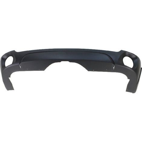 Pare-choc arrière inférieur noir avec trous moulure et échappement arrondi Expérience/Excellence BMW X5 3 F15 2013-2019