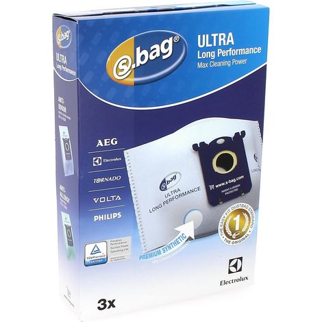 Sacchetti per vuoto s-bag ultra per 3 per philips hoover