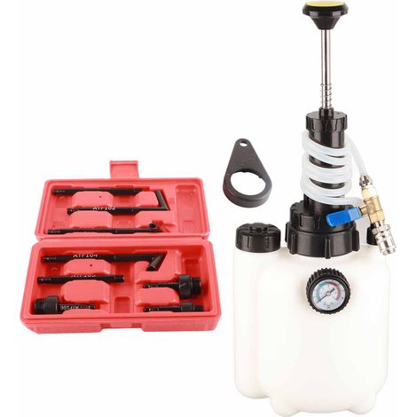 Pompe à huile de transmission 3L avec adaptateur ATF 8" pour transmission stable, compatible avec liquide de refroidissement moteur, huile moteur et liquide de direction assistée. (1/5)
