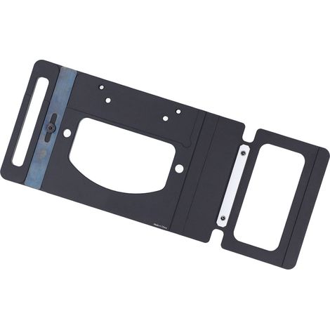 Guide de coupe aluminium MK1 365mm pour scie circulaire électrique à bois, plaque de positionnement à angle droit, glissière coulissante 90°, rallonge de rail avec butée, compatible rails Festool et M (1/5)