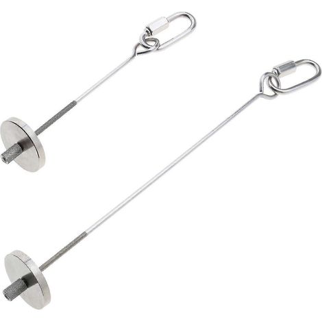2x perroquet brochette oiseau support de nourriture en acier inoxydable 304 porte-fruits perroquetjou de recherche de nourriture suspendu - q36 2025 (1/5)