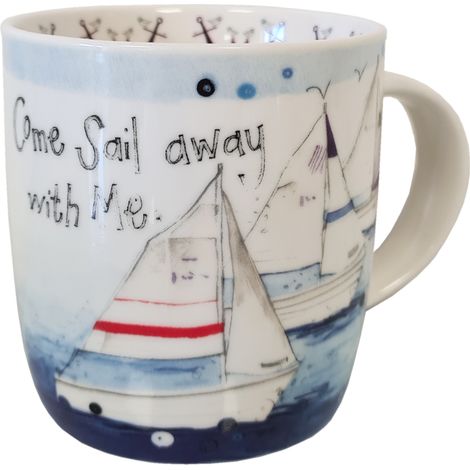 Mug en porcelaine Sailing Boats par Alex Clark (1/5)