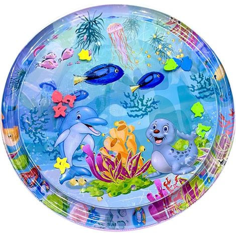 Alfombra sensorial de Agua para Gato, Alfombra de Juego sensorial de Agua para Mascotas, Alfombra de Juego con Sensor de Agua con Sensor de Verano Juguete Interactivo para Gatos (1/4)