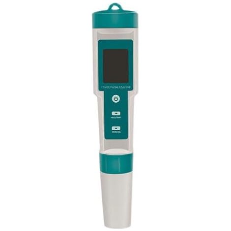 Testeur de Sel Piscine 7 en 1, PH Mètre Électronique Rétro-éclairé à TDS (1/2)