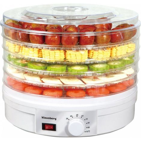 ESSICCATORE ELETTRICO PER FUNGHI, FRUTTA, ERBE AROMATICHE KLAUSBERG KB-7567 (1/5)