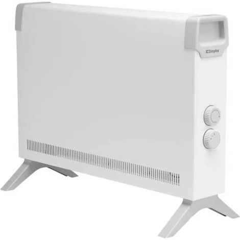[NEUWERTIG] B-Ware Glen Dimplex Standkonvektor Heizgerät Konvektor Weiß Freistehend Aluminium