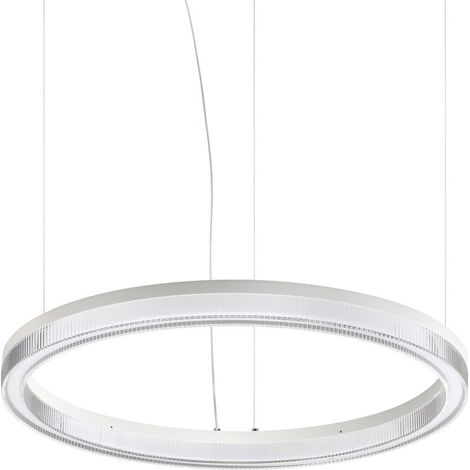 Ideal Lux CROWN Suspension LED intégrée 60 cm, blanc 3050 lm 3000 K