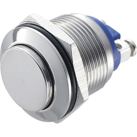 TRU COMPONENTS GQ 19H-S Vandalismusgeschützter Drucktaster 48 V/DC 2 A 1 x Aus/(Ein) tastend   IP65