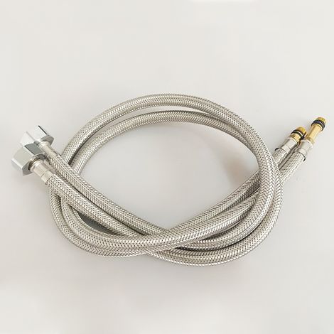 2pcs Tuyau De Raccordement Flexible,Flexible Robinet,Tuyaux de Raccordement Flexibles，80cm
