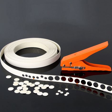 Kantenstanzer für PVC-Karten, komplett aus Eisen, 10 mm Flachkopf-Schraubenloch-Abdeckzange, umweltfreundlich (1/5)
