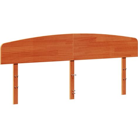 Tête de lit,Panneau décoratif cire marron 200 cm bois massif de pin CFW1291563 (1/5)