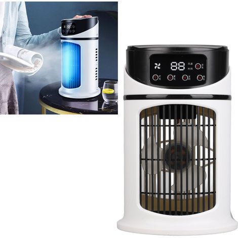 Mini aire acondicionado portátil: ventilador multifuncional con refrigeración por agua para oficina y hogar (ABS/PC, 678 g, 145,5 x 240 mm, 5 V, 300 ml, 8 horas de autonomía). (1/5)